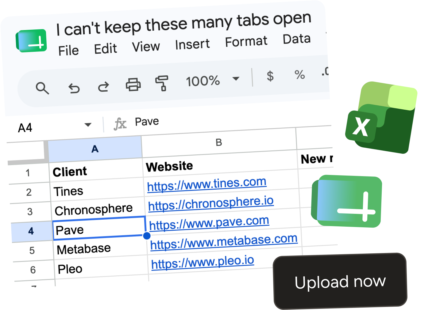 Upload your client list